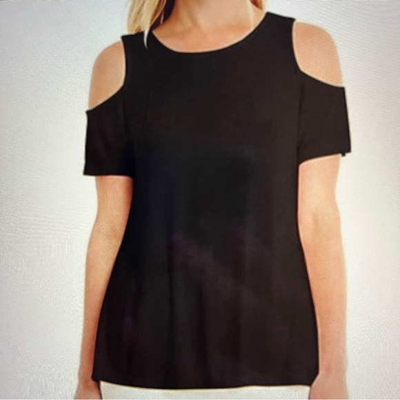 Michael Stars cold shoulder short sleeve shirt - Picture 1 of 11